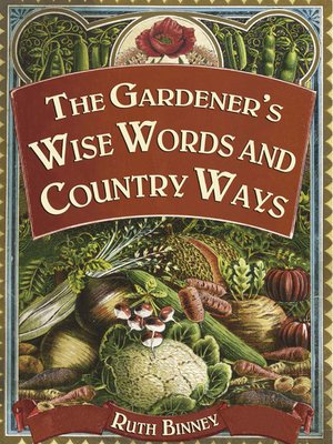 cover image of The Gardener's Wise Words and Country Ways